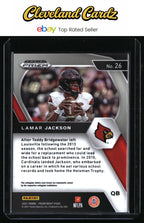 2021 Panini Prizm Draft Picks Collegiate #26 Lamar Jackson