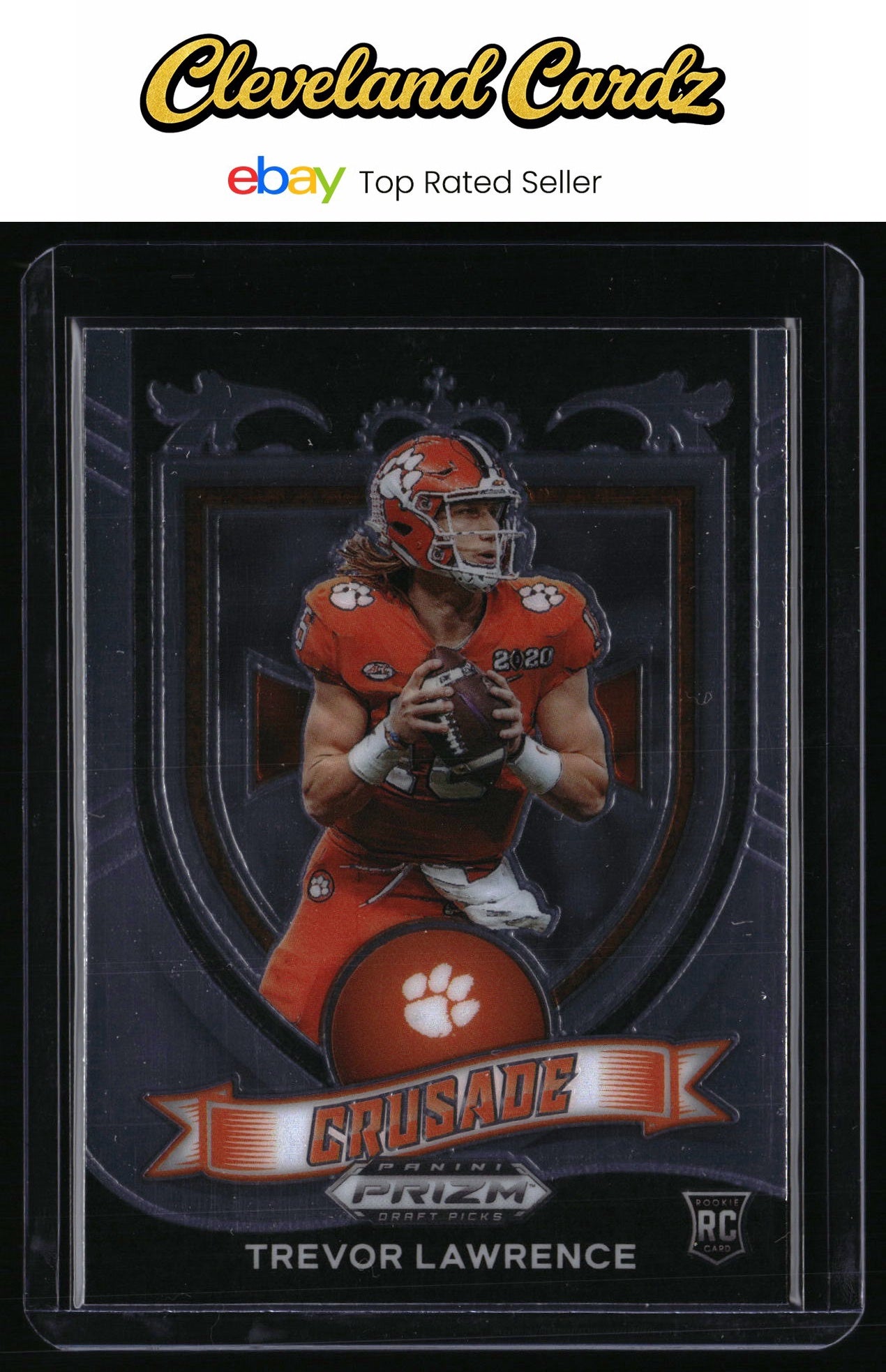 2021 Panini Prizm Draft Picks Collegiate #161 Trevor Lawrence RC