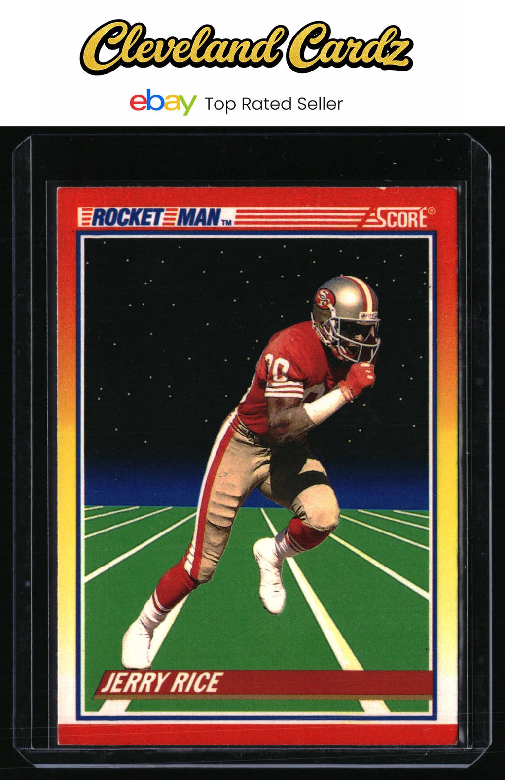 1990 Score #556 Jerry Rice