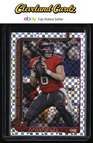 2025 Topps Chrome #281 Baker Mayfield X-Fractor