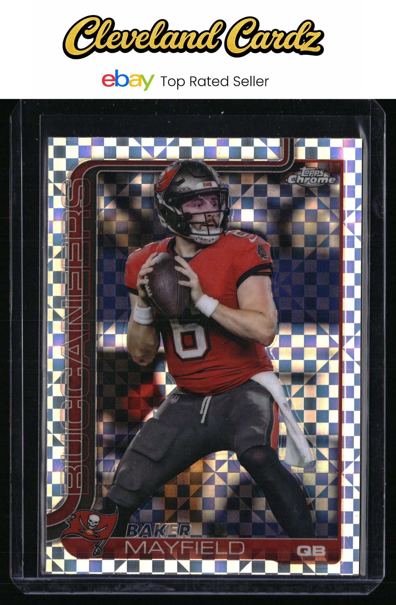 2025 Topps Chrome #281 Baker Mayfield X-Fractor