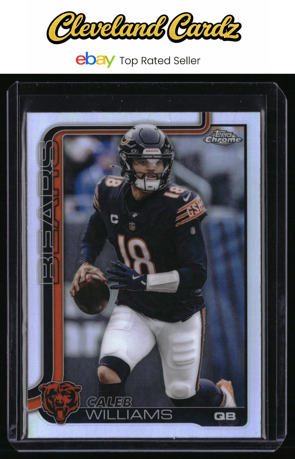 2025 Topps Chrome #52 Caleb Williams Refractor