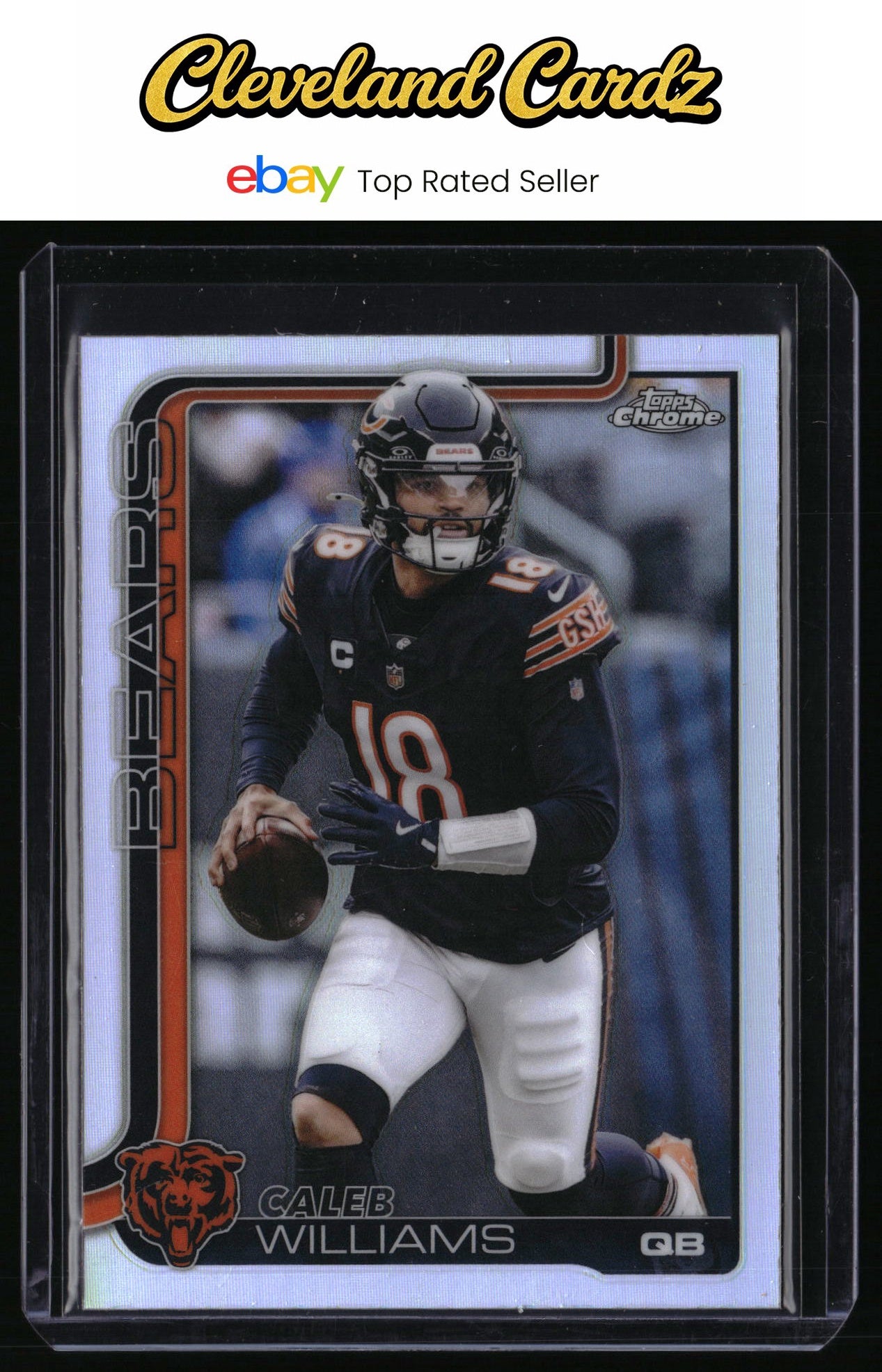 2025 Topps Chrome #52 Caleb Williams Refractor