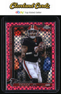 2025 Topps Chrome #15 Michael Penix Jr. Hot Pink X-Fractor