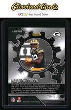 2025 Panini Prizm #RGR-MGN Matthew Golden Rookie Gear Neon Green Pulsar RC