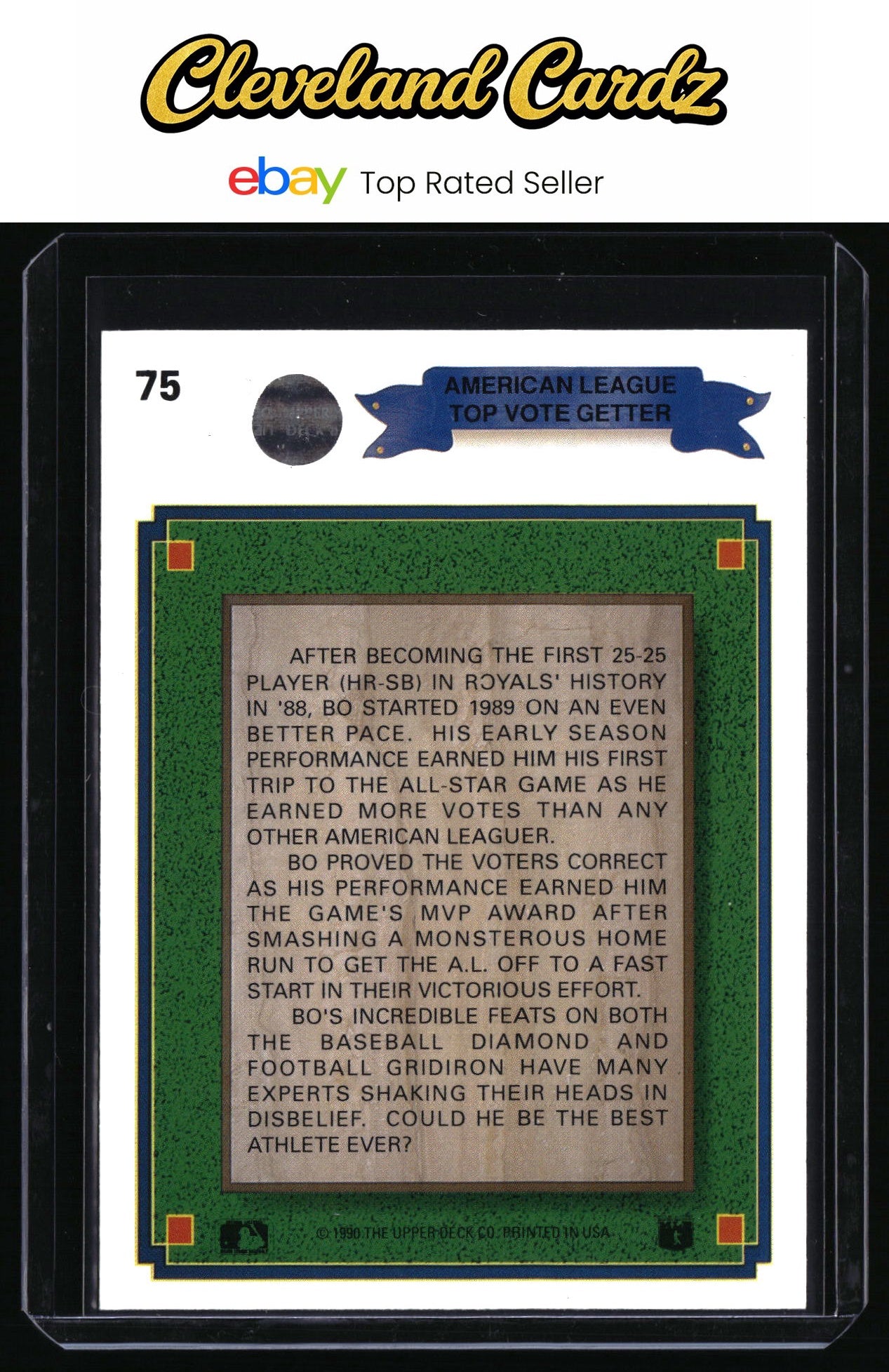 1990 Upper Deck #75 Bo Jackson