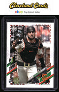 2021 Topps Holiday #HW105b Joey Bart SP Santa Belt RC