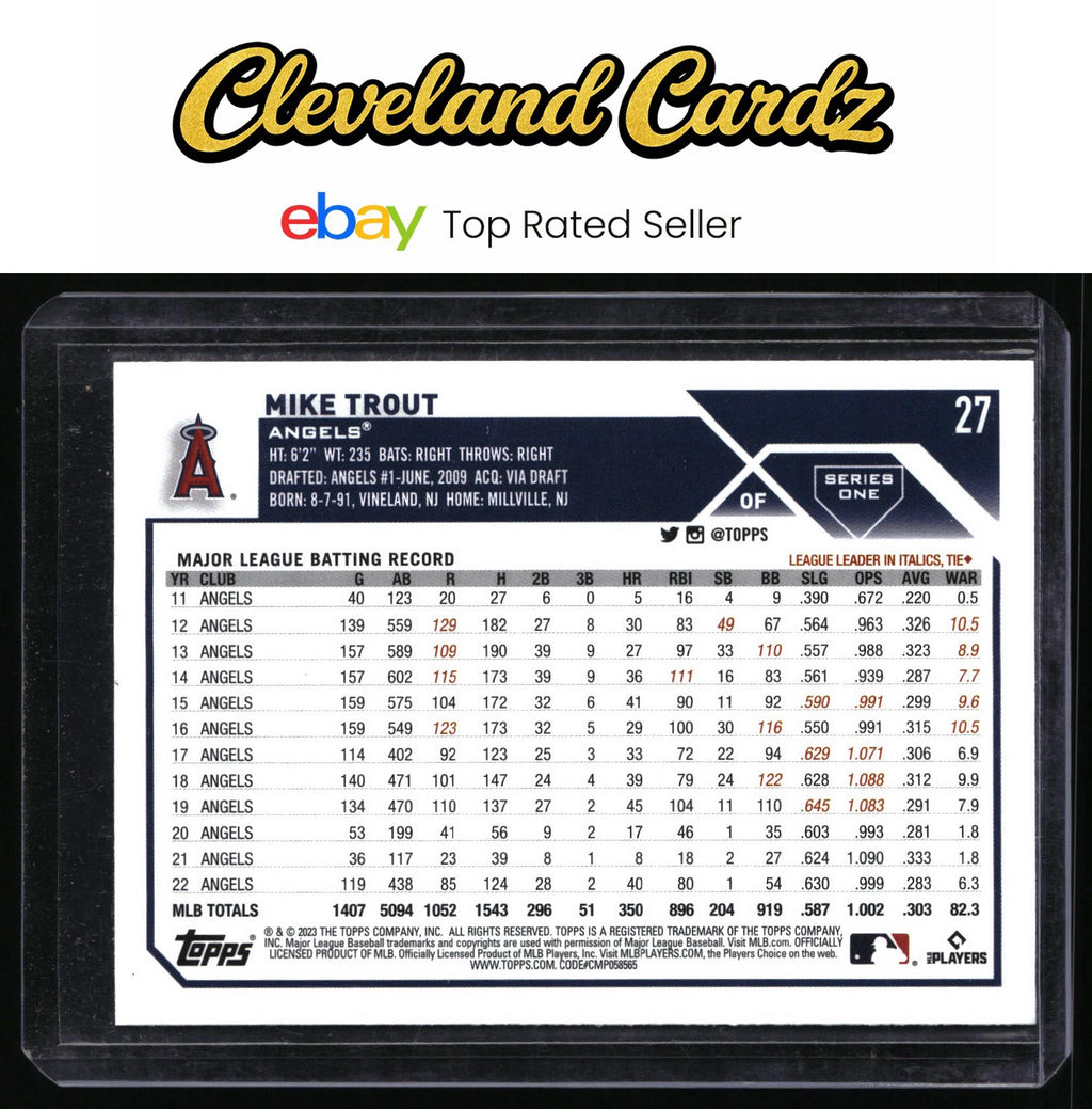 2023 Topps #27 Mike Trout