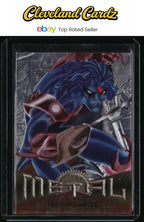 1995 Metal Marvel #7 Nightcrawler Silver Flasher