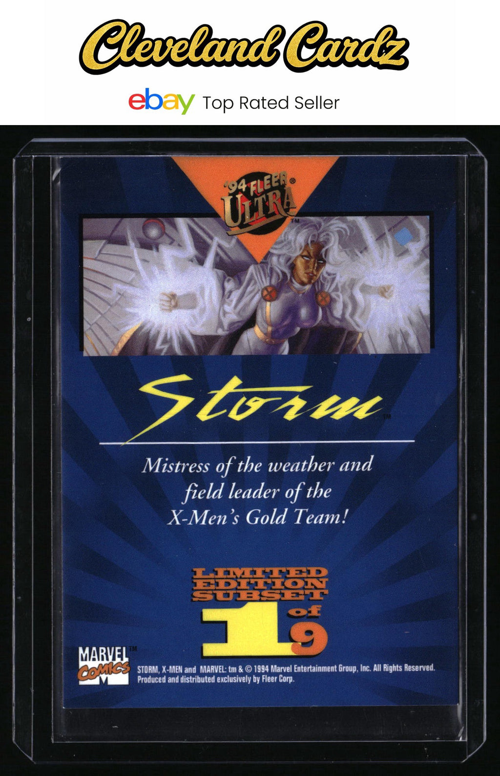 1994 Ultra X-Men #1 Storm Team-Portrait