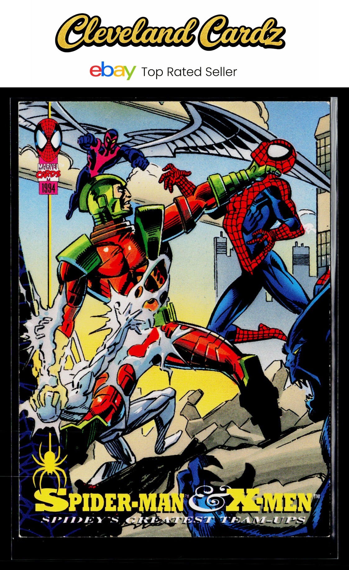 1994 Fleer The Amazing Spider-Man #88 Spider-Man &amp; X-Men
