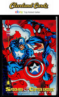 1994 Fleer The Amazing Spider-Man #90 Spider-Man &amp; Captain America