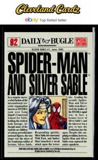 1994 Fleer The Amazing Spider-Man #92 Spider-Man / Silver Sable