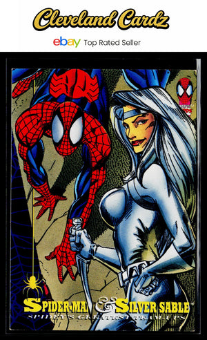 1994 Fleer The Amazing Spider-Man #92 Spider-Man / Silver Sable