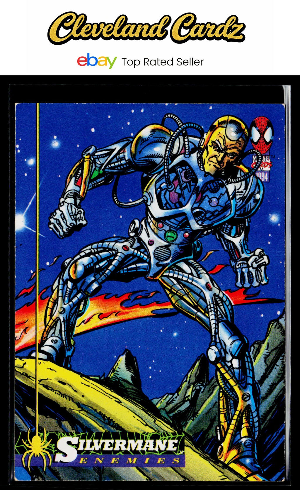 1994 Fleer The Amazing Spider-Man #39 Silvermane