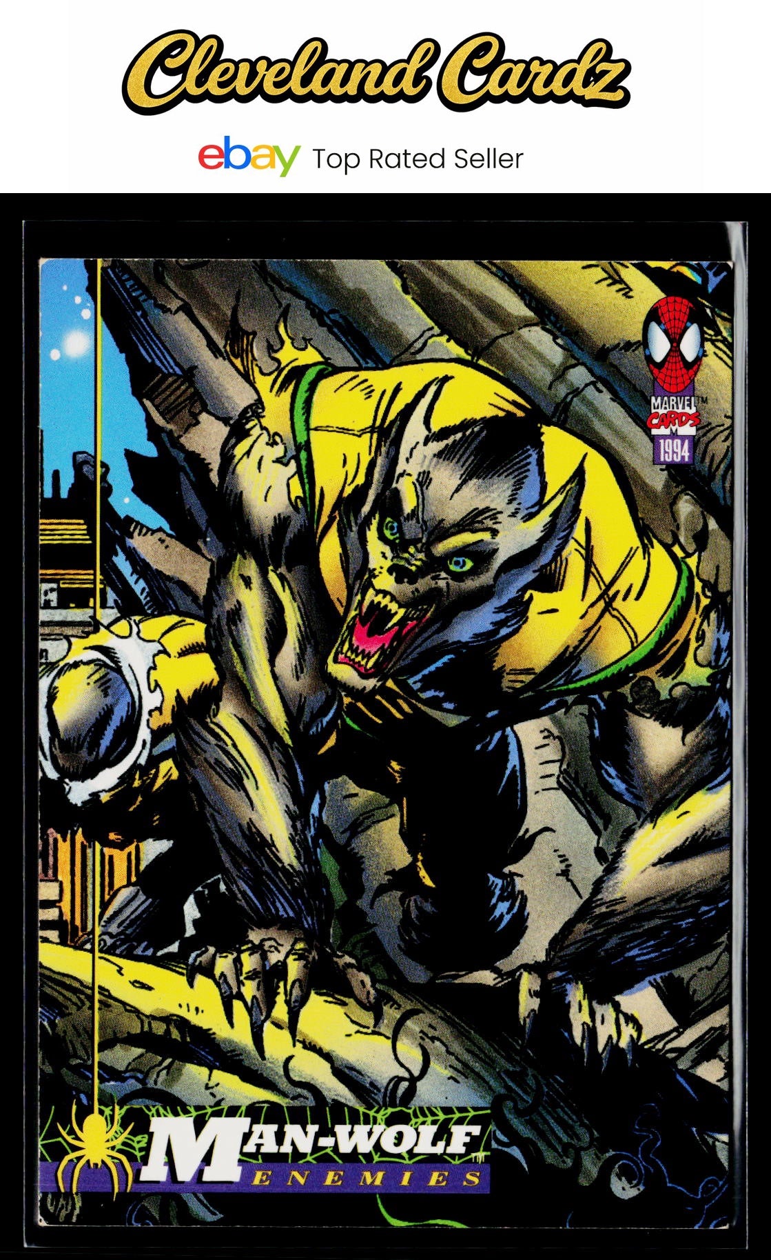 1994 Fleer The Amazing Spider-Man #42 Man-Wolf