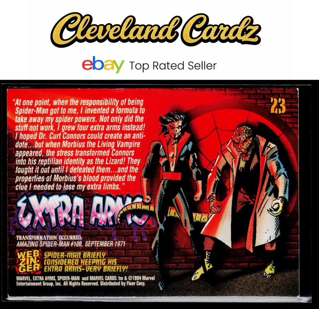 1994 Fleer The Amazing Spider-Man #23 Extra Arms