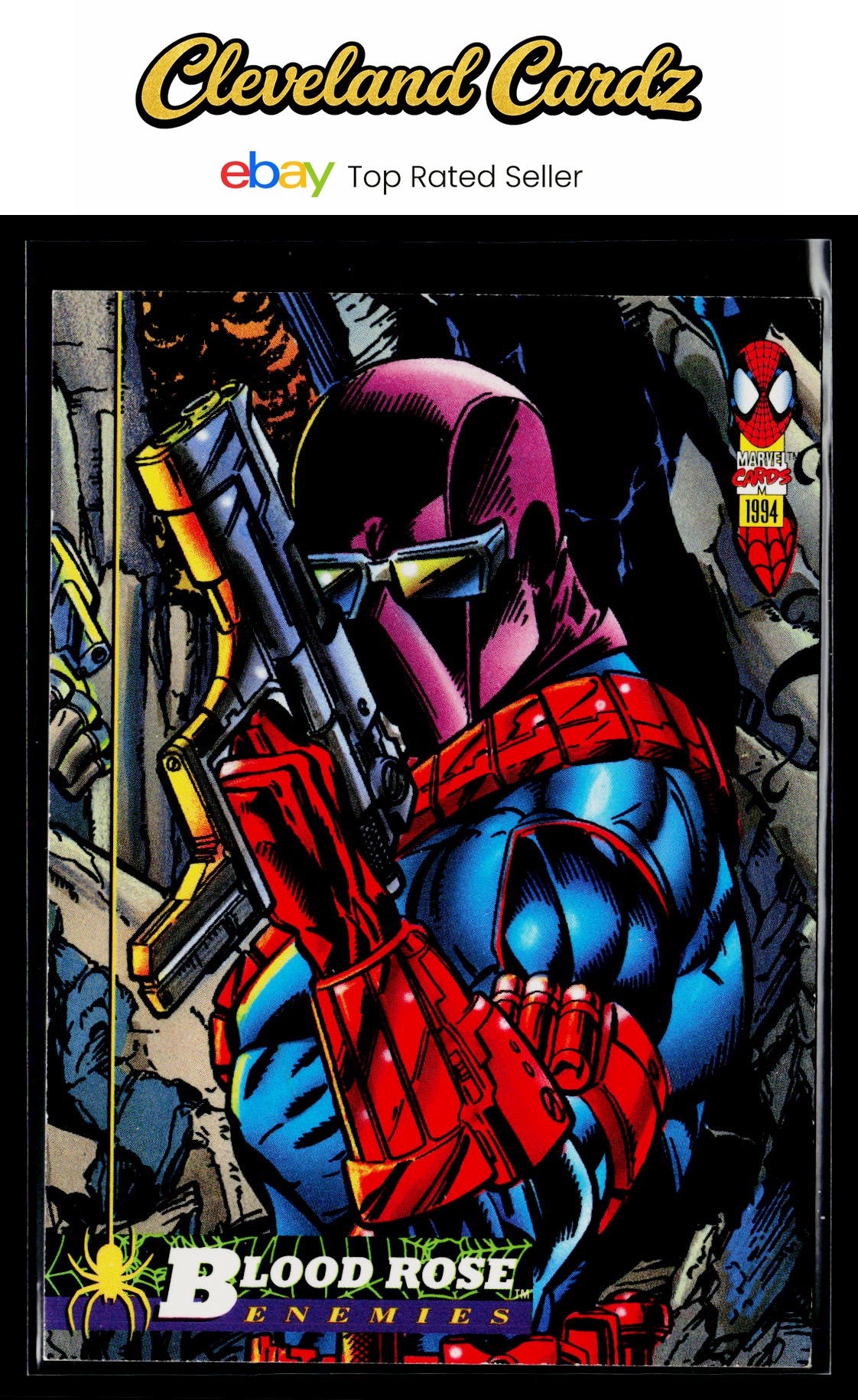 1994 Fleer The Amazing Spider-Man #44 Blood Rose