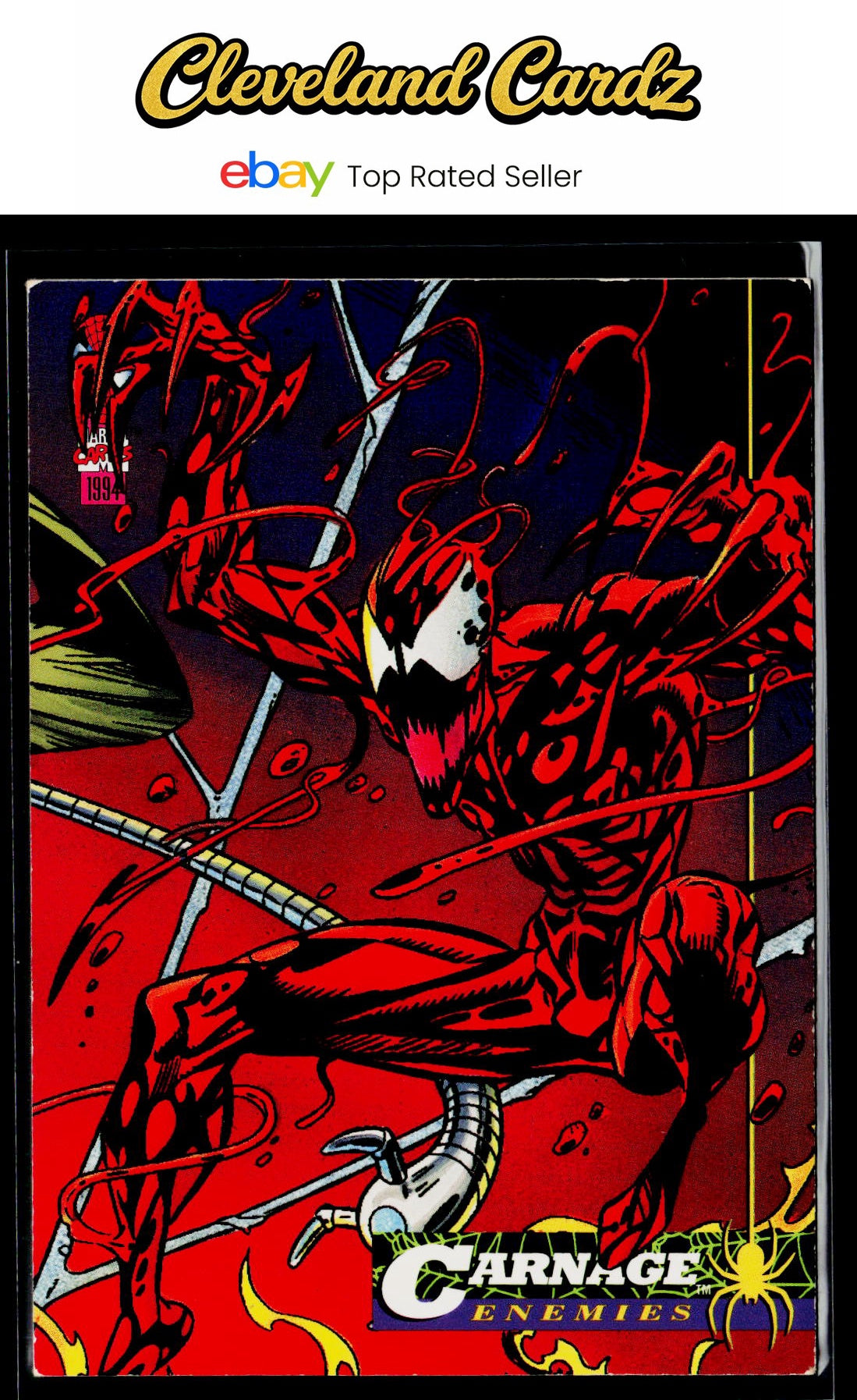 1994 Fleer The Amazing Spider-Man #66 Carnage