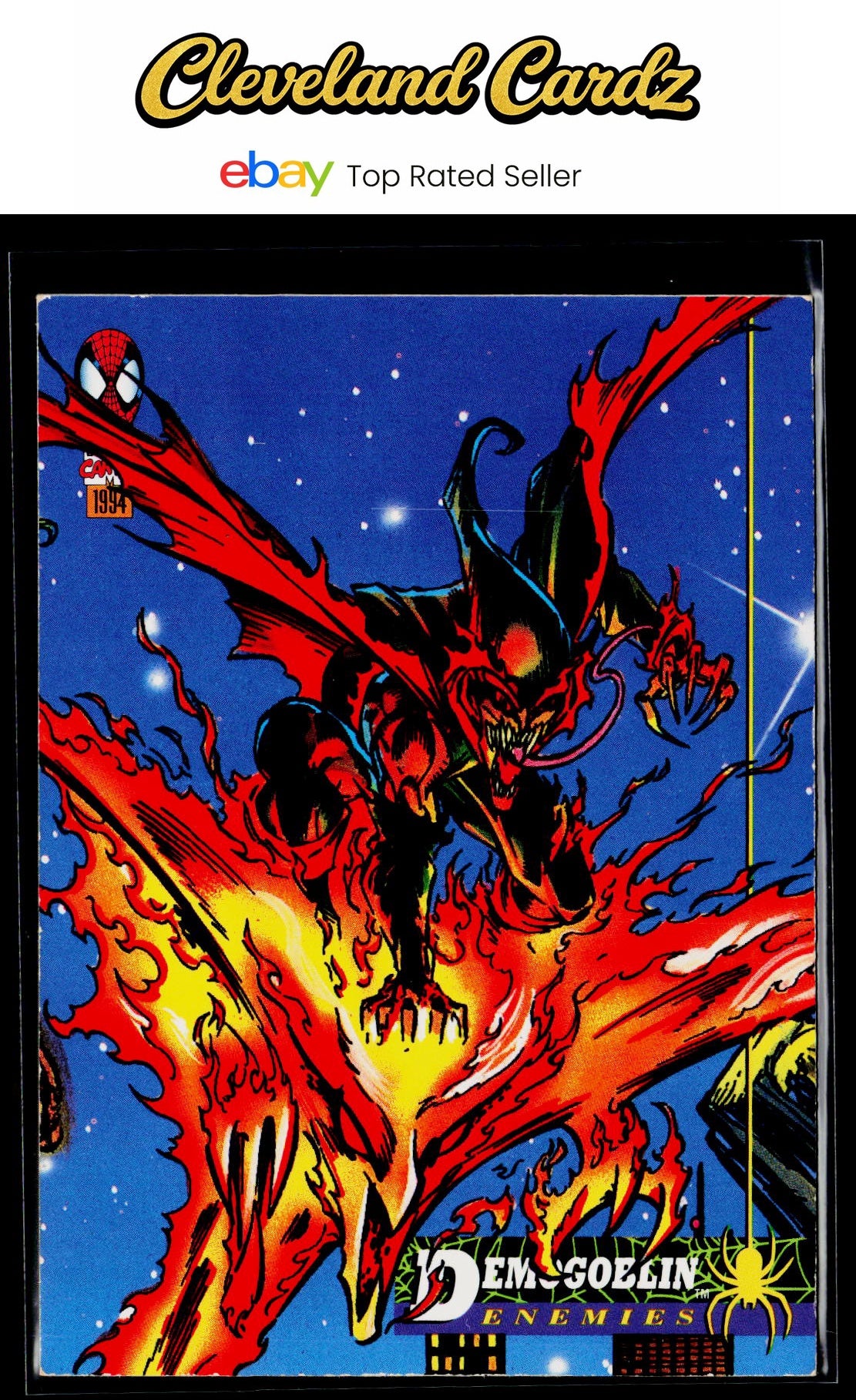 1994 Fleer The Amazing Spider-Man #38 Demogoblin