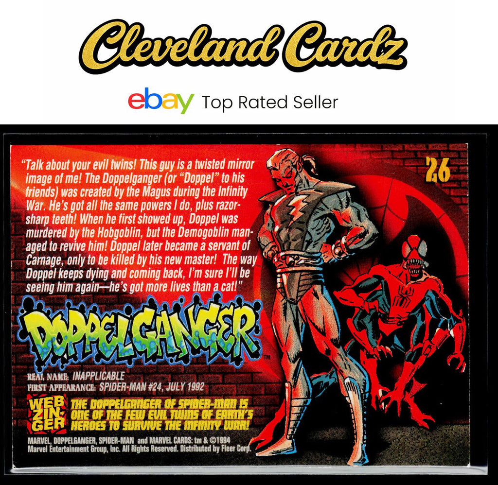 1994 Fleer The Amazing Spider-Man #26 Doppelganger