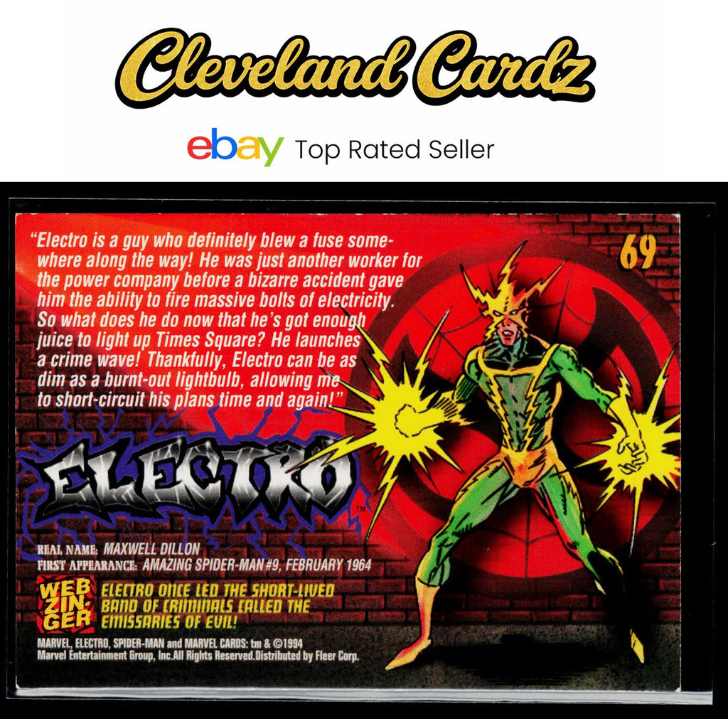 1994 Fleer The Amazing Spider-Man #69 Electro