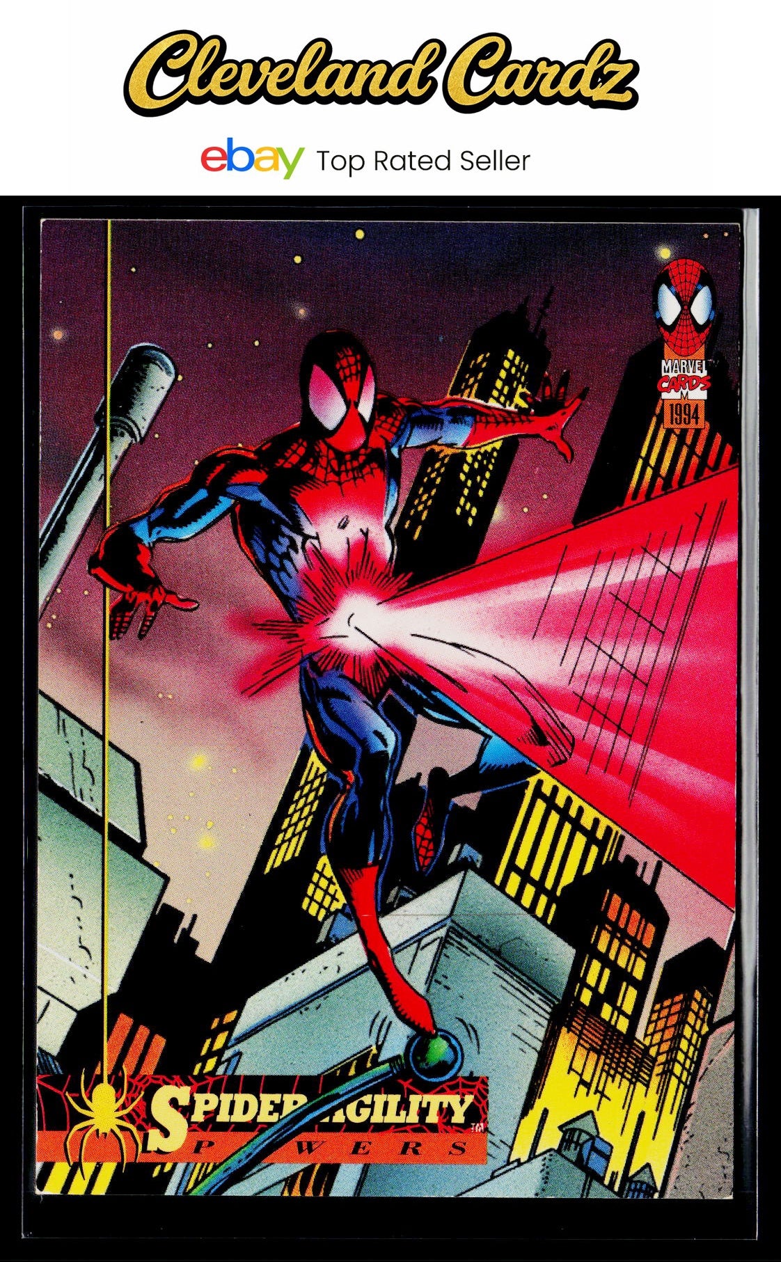 1994 Fleer The Amazing Spider-Man #5 Spider-Agility