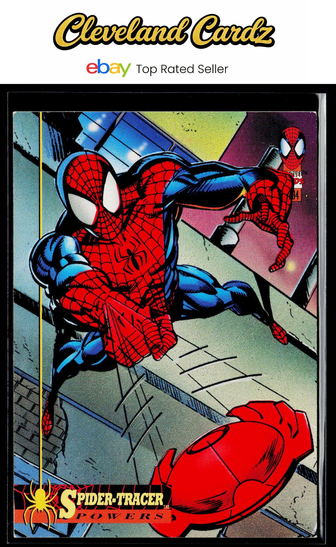 1994 Fleer The Amazing Spider-Man #4 Spider-Tracer