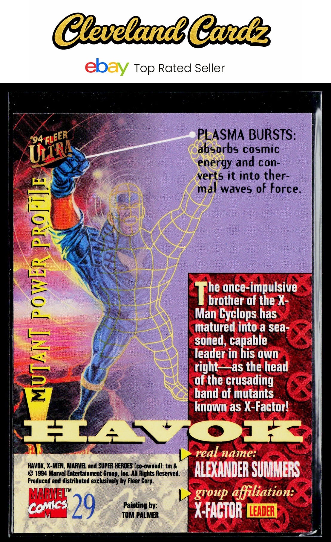 1994 Ultra X-Men #29 Havok