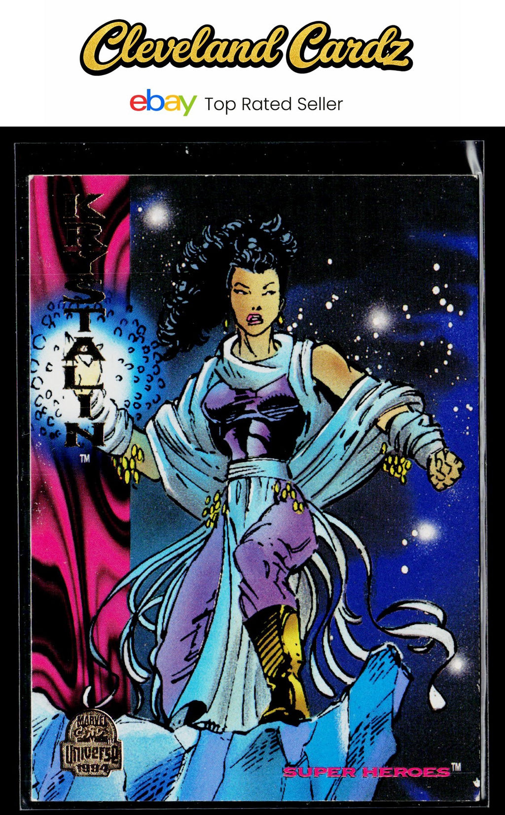 1994 Fleer Marvel Universe #178 Krystalin
