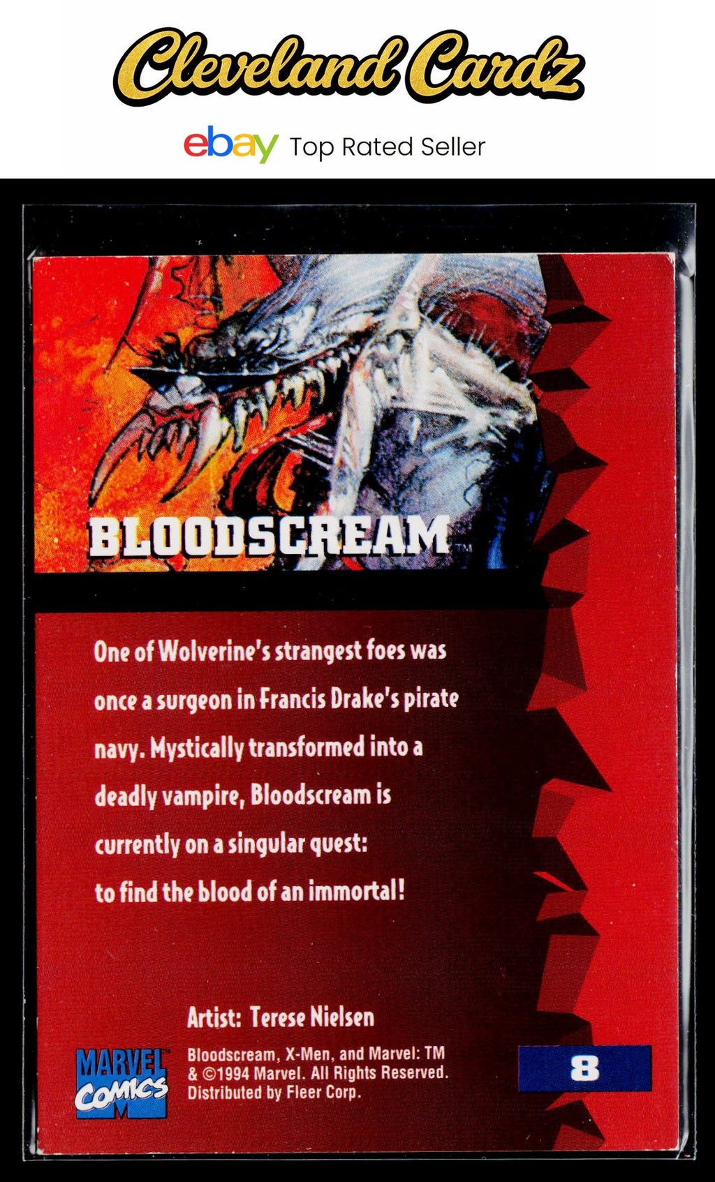 1995 Fleer Ultra X-Men #8 Bloodscream