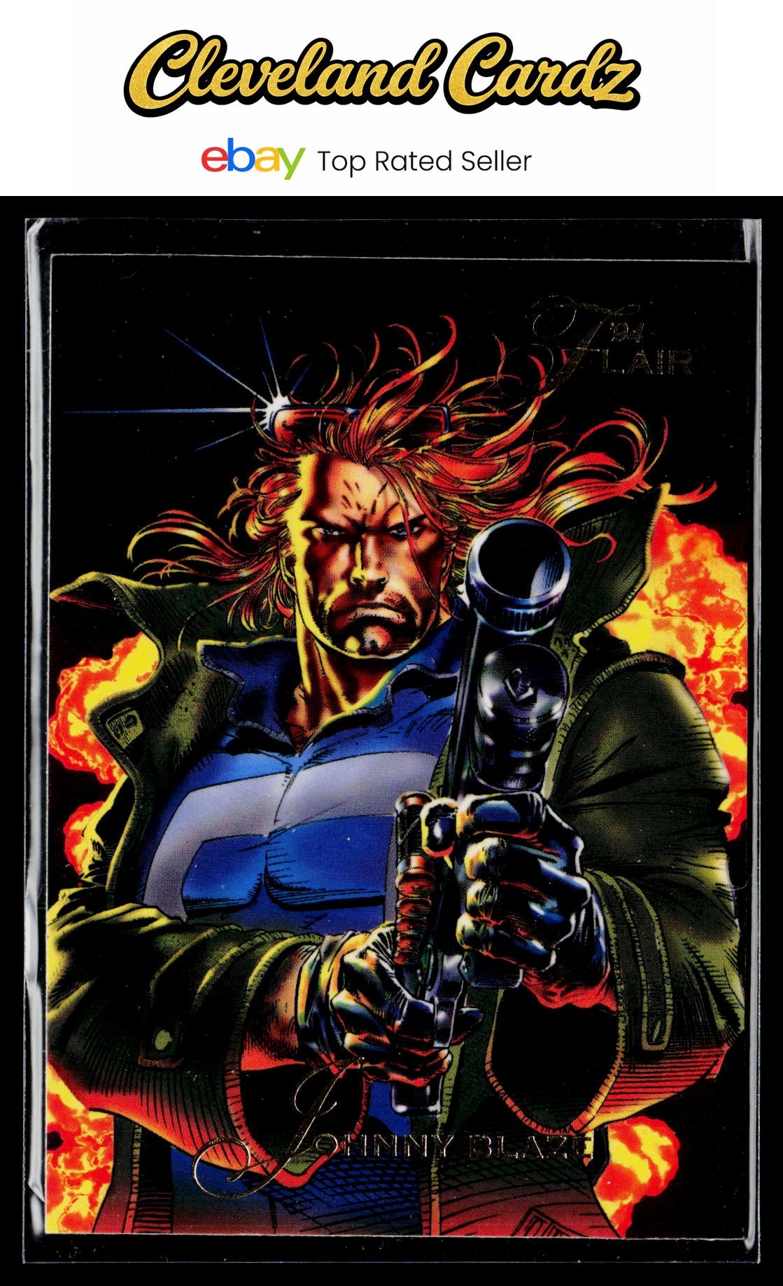 1994 Flair Marvel Annual #81 Johnny Blaze