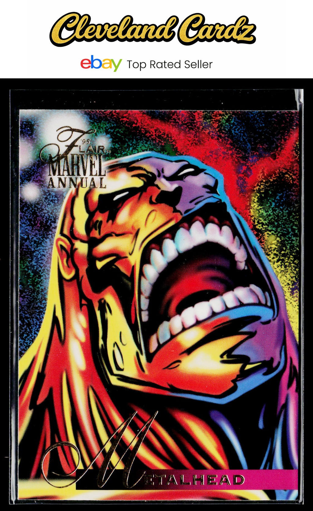 1995 Flair Marvel Annual #104 Metalhead