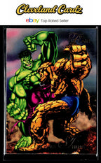 1994 Flair Marvel Annual #7 Hulk vs Thing