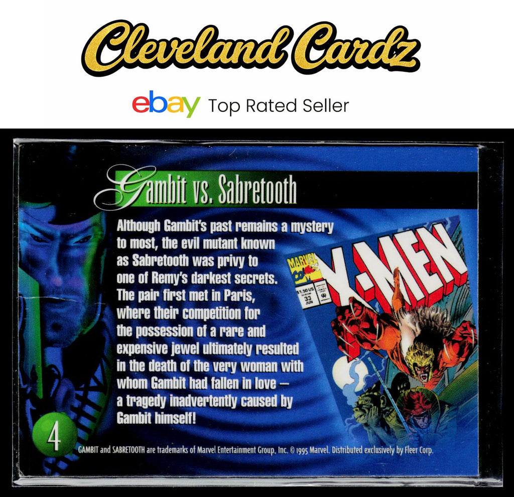 1995 Flair Marvel Annual #4 Gambit
