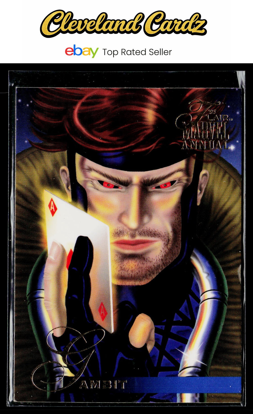 1995 Flair Marvel Annual #4 Gambit