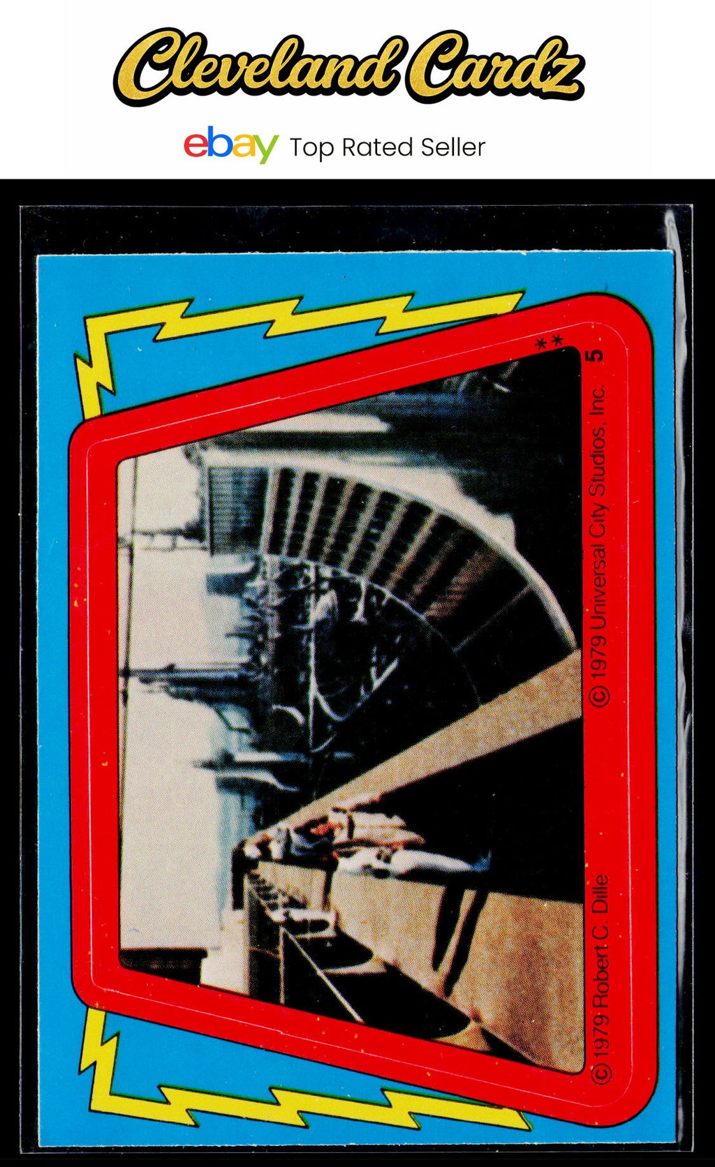1979 Topps Buck Rogers #5 The World of Tomorrow Stickers