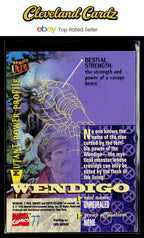 1994 Ultra X-Men #77 Wendigo