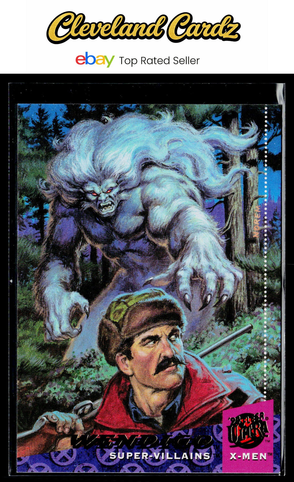 1994 Ultra X-Men #77 Wendigo
