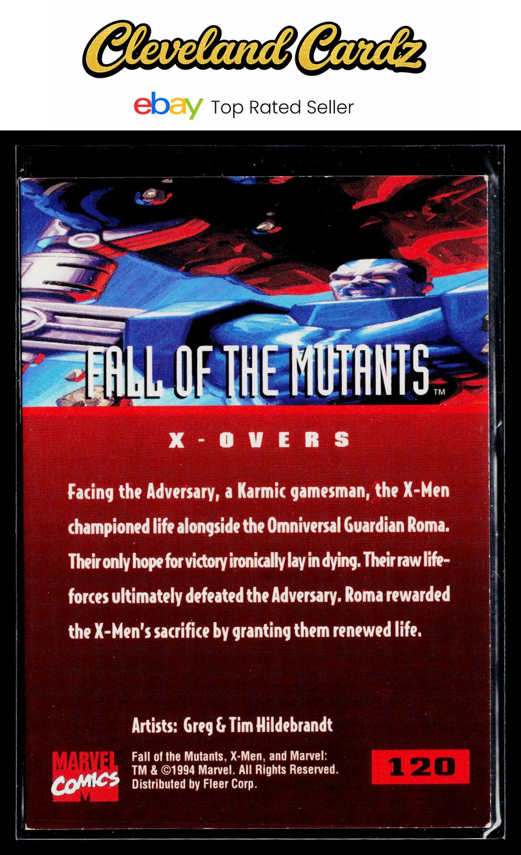 1995 Fleer Ultra X-Men #120 Fall of the Mutants