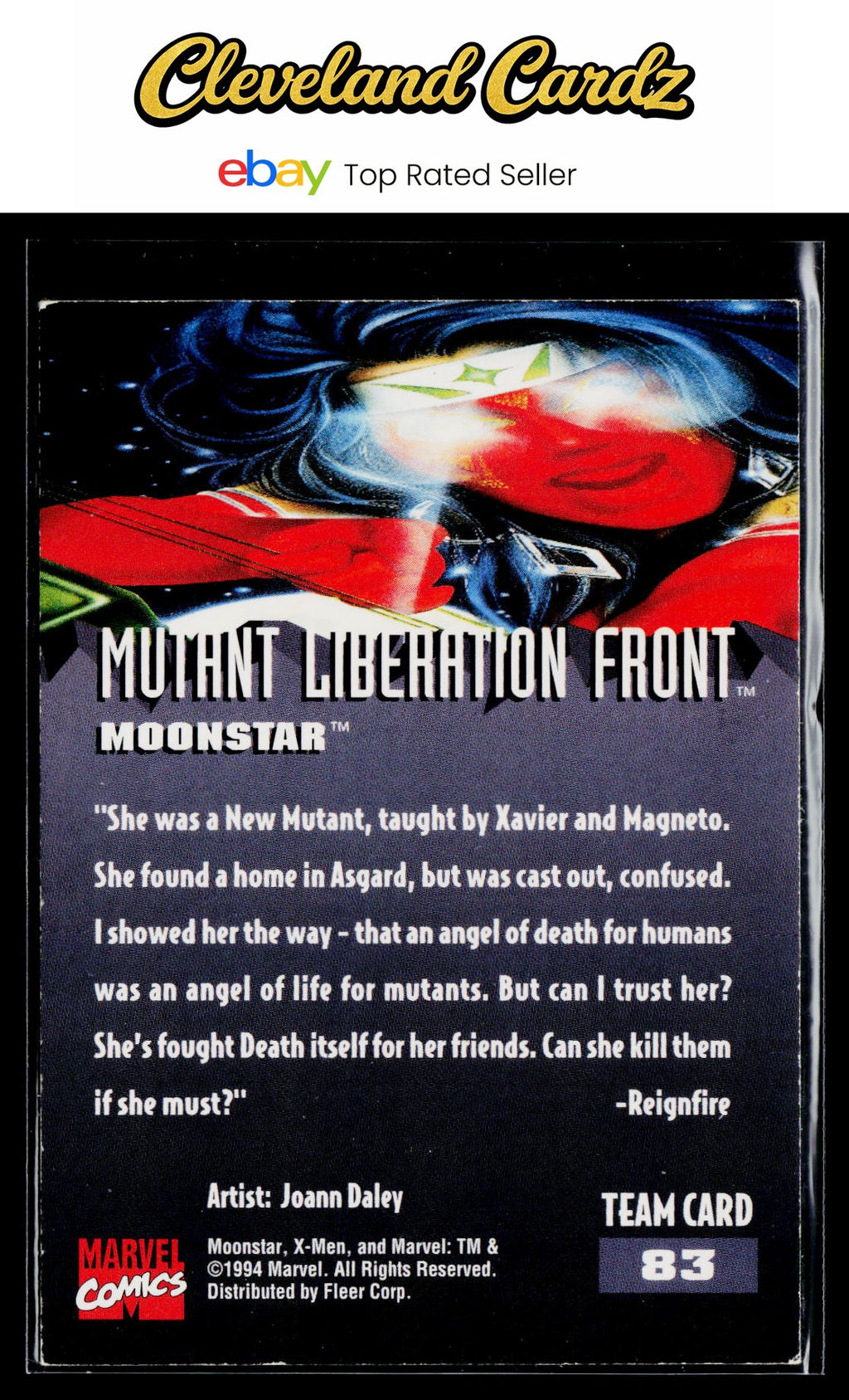 1995 Fleer Ultra X-Men #83 Moonstar