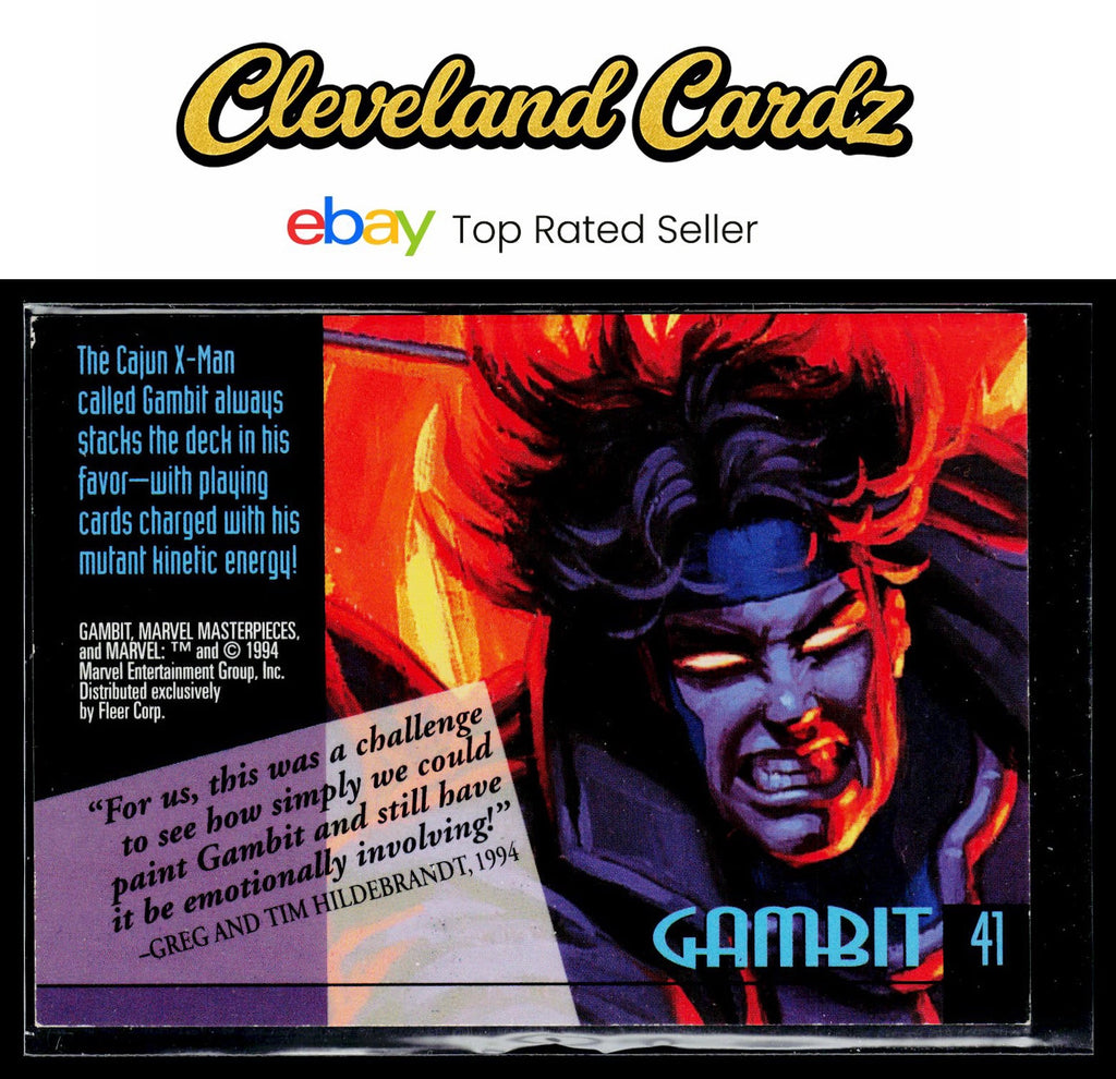 1994 Fleer Marvel Masterpieces Hildebrandt Brothers #41 Gambit