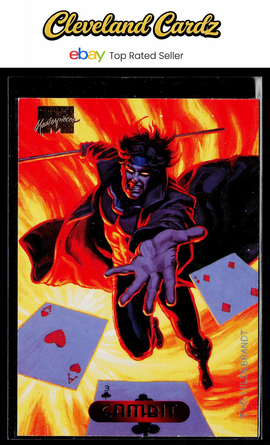 1994 Fleer Marvel Masterpieces Hildebrandt Brothers #41 Gambit