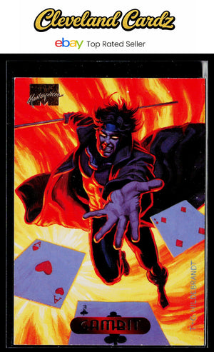 1994 Fleer Marvel Masterpieces Hildebrandt Brothers #41 Gambit