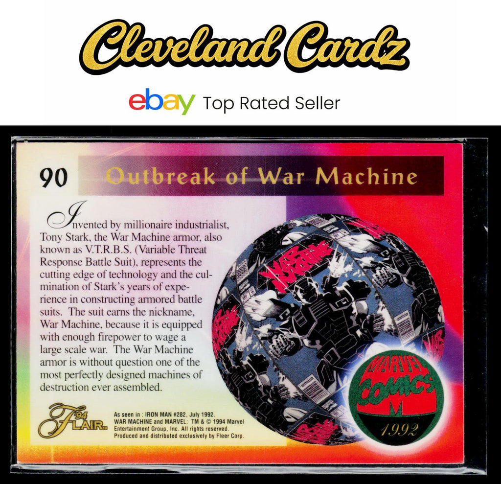 1994 Flair Marvel Annual #90 War Machine