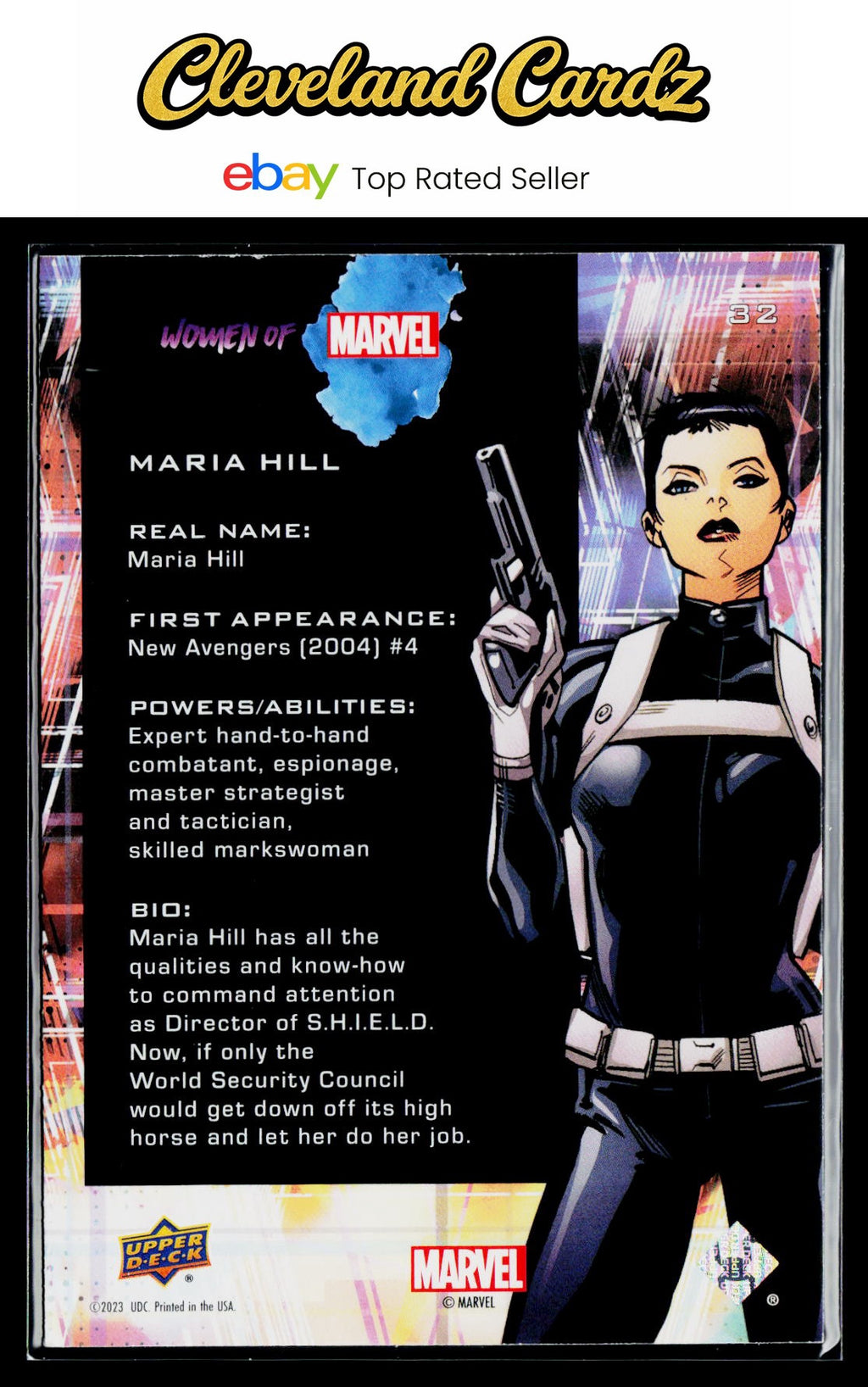 2024 Upper Deck Women of Marvel #32 Maria Hill