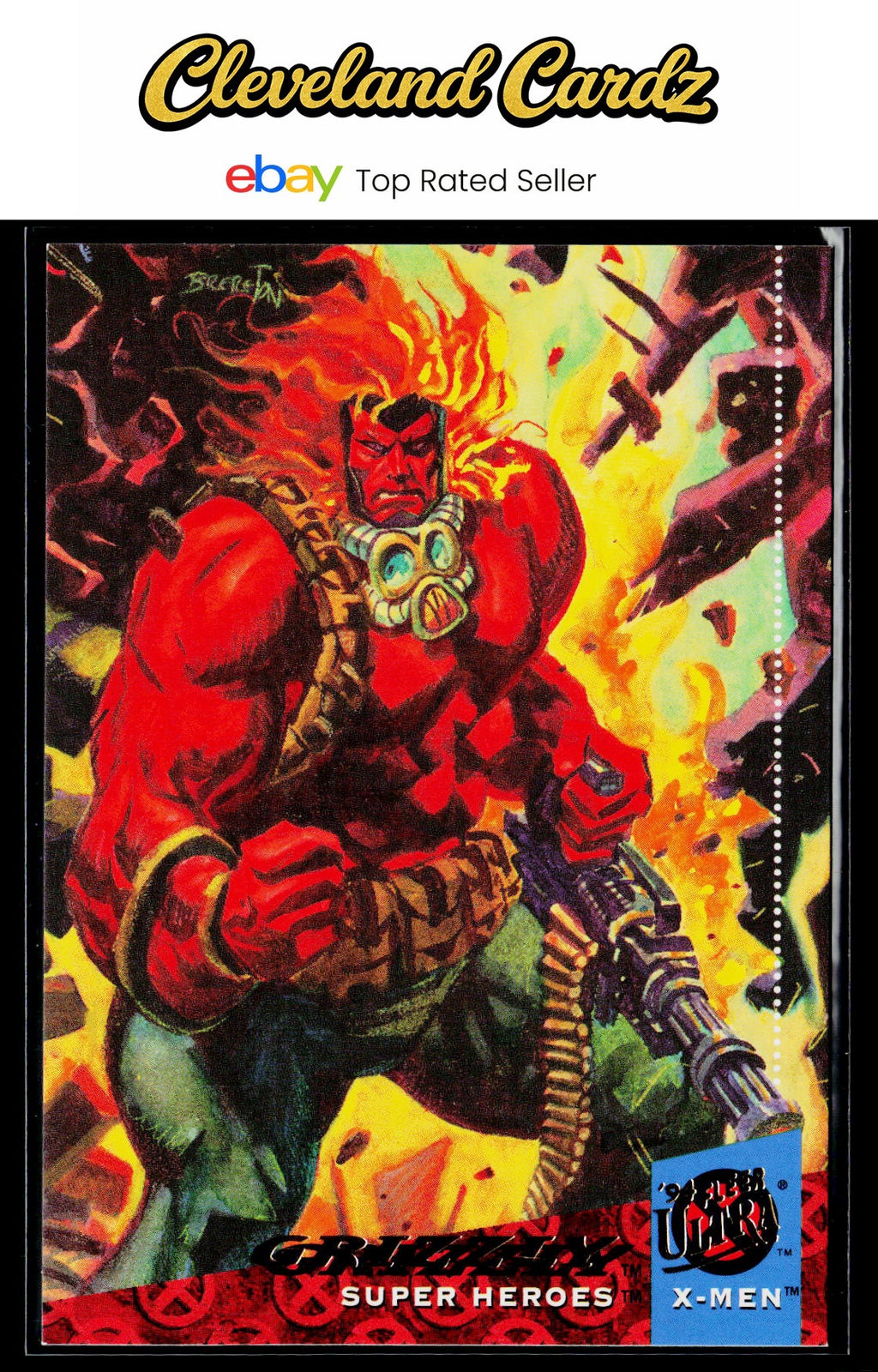 1994 Ultra X-Men #48 Grizzly