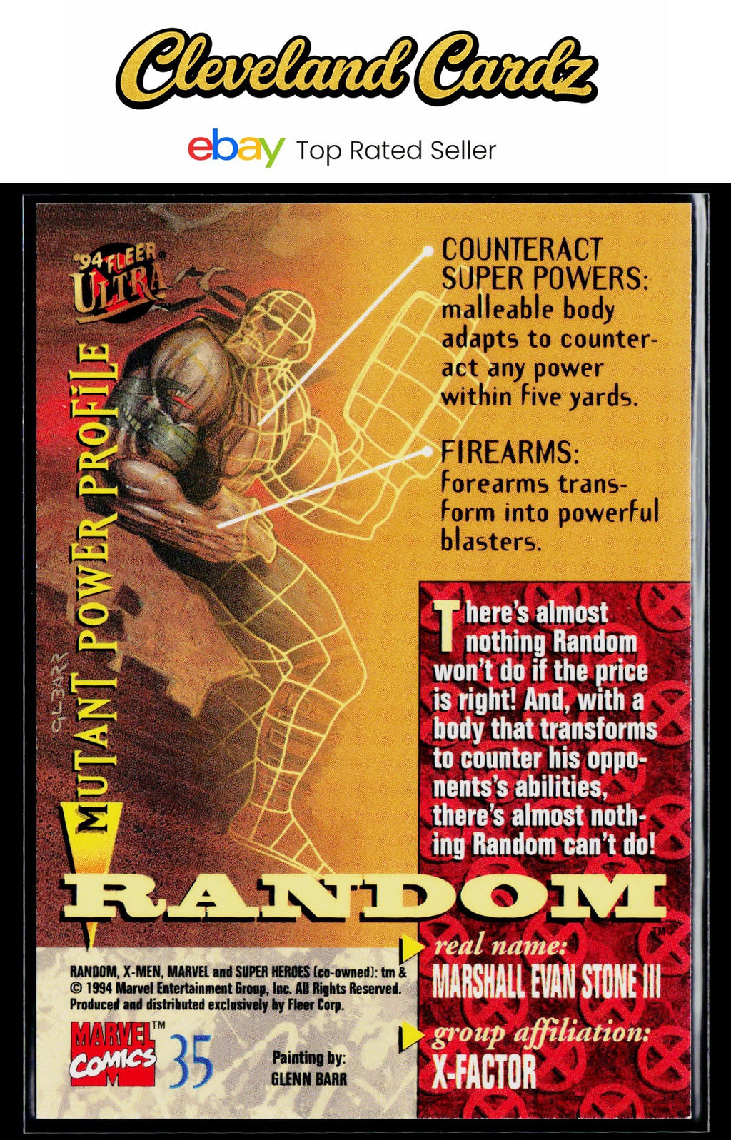 1994 Ultra X-Men #35 Random