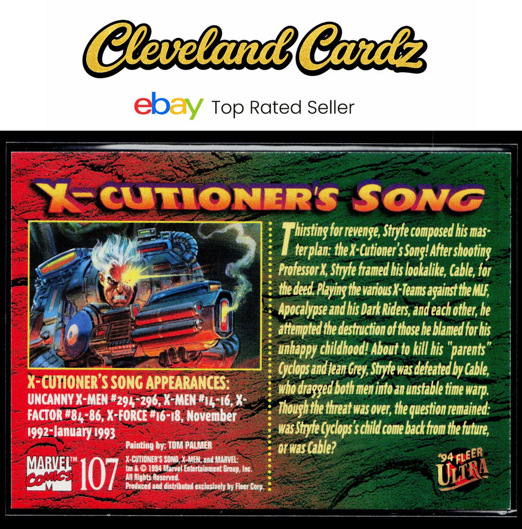 1994 Ultra X-Men #107 X-Cutioner's Song