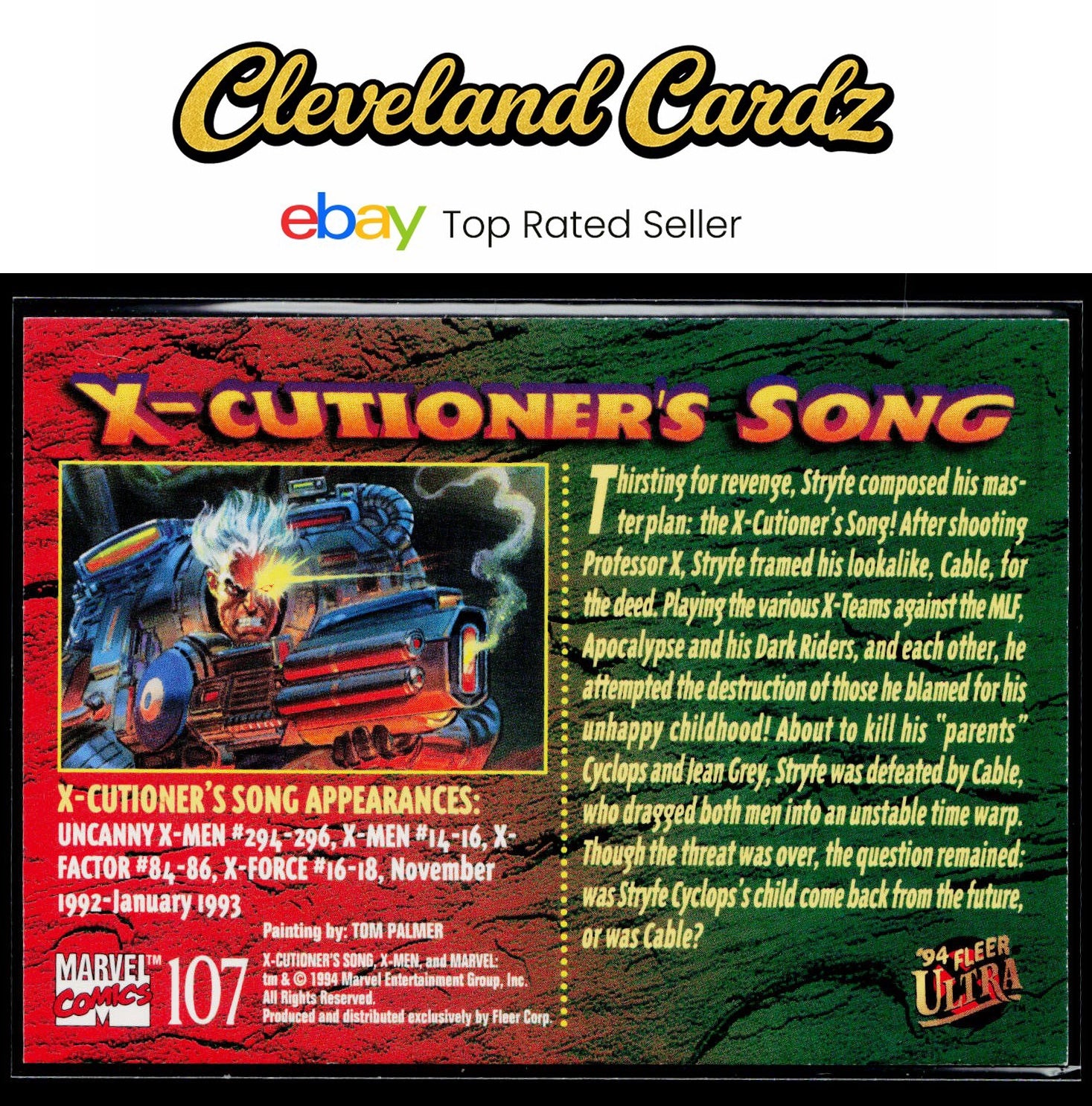 1994 Ultra X-Men #107 X-Cutioner's Song